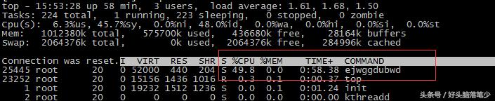 linux服务器中毒可疑进程sfewfesfs CPU80%