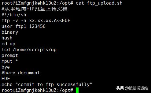 Linux下Shell脚本实现FTP自动上传和下载文件